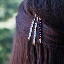 海藍寶石髮夾 ~Lidia 第11張的照片