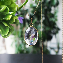 14KGF 60cm+5cm Necklace with Crystal quartz 第9張的照片