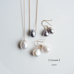 K10 40cm Necklace with Fresh water pearl 第5張的照片