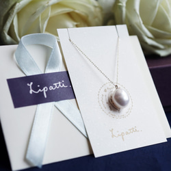 K10 40cm Necklace with Fresh water pearl 第8張的照片