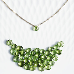 14KGF 40cm Necklace with Peridot. 第1張的照片