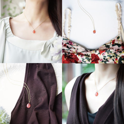 40cm 14KGF Necklace with Inca rose. 第3張的照片