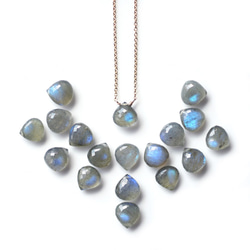 14KGF 40cm Necklace with Labradorite. 第5張的照片