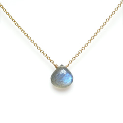 14KGF 40cm Necklace with Labradorite. 第6張的照片