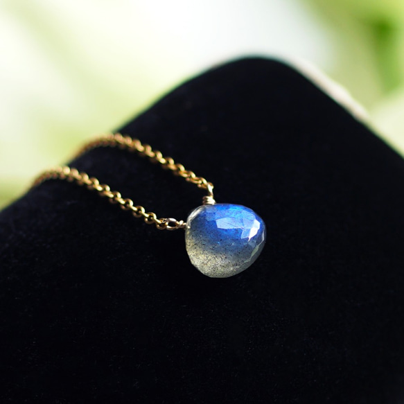 14KGF 40cm Necklace with Labradorite. 第8張的照片