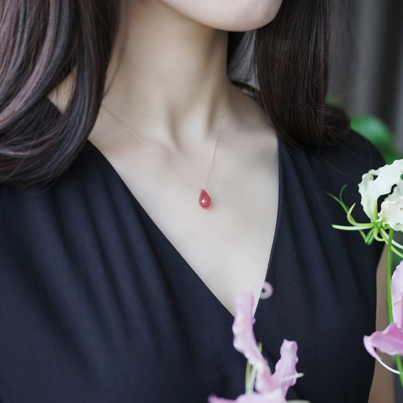 K10 40cm Necklace with Inca rose. 第3張的照片