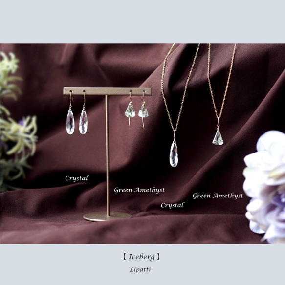 14KGF 50cm Neckrace with crystal. 第5張的照片