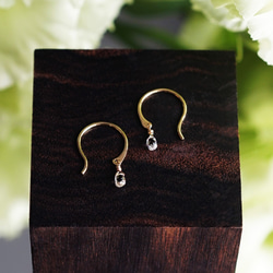 m*a様 ブリオレットレモンクオーツK18ドロップ型ピアスチャーム m*a様 ブリオレットレモンクオーツK18ドロップ型ピアスチャーム