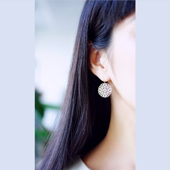 K18 Pierced earring 第1張的照片