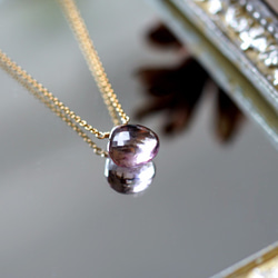 14KGF Neckrace with Stone : Quartz group Ametrine 第6張的照片