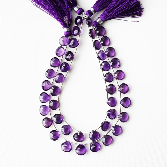 14KGF 40cm Necklace with Amethyst 第7張的照片