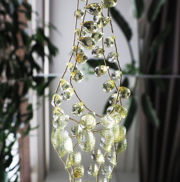 14KGF 40cm Necklace with Lemon quartz 第8張的照片