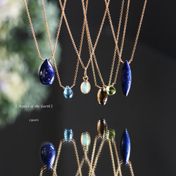 14KGF 40cm Necklace with Lapis Lazuri. 第5張的照片