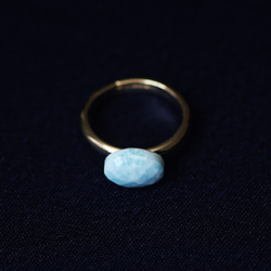 Freesize ring ＃11~free with Larimar. 第10張的照片