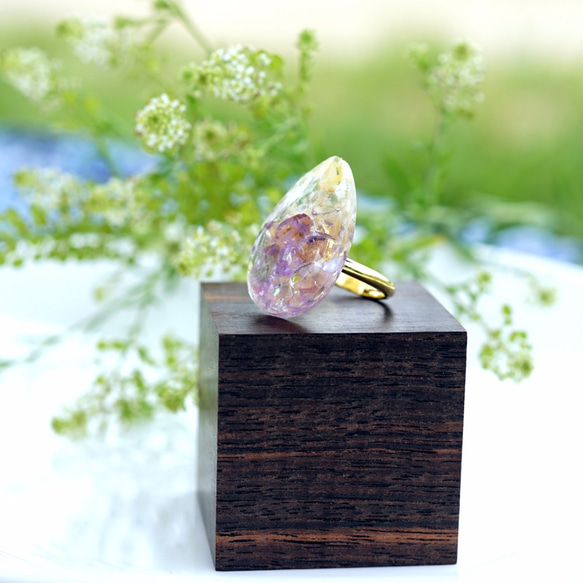 Freesize ring ＃11~free with Ametrine 第3張的照片