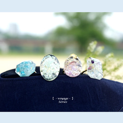 Freesize ring ＃11~free with Fluorite 第10張的照片