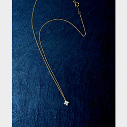 14KGF 40cm Necklace with cubic zirconia. 第6張的照片