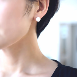 14KGF Pierced earring. 第4張的照片
