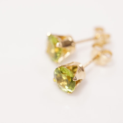 貝蒂娜 (Bettina) 6毫米大橄欖石14K鍍金耳環 第2張的照片