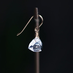 14KGF pierced earring with crystal 第8張的照片