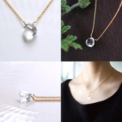 14KGF 40cm Neckrace with crystal　～Claire 第4張的照片