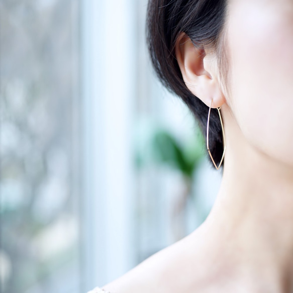 14KGF pierced earrings Arrow  ～Celia 第2張的照片