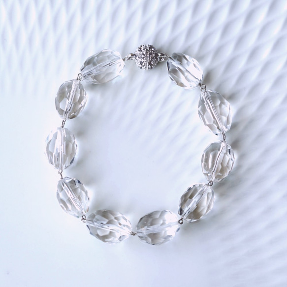 Bracelet with Natural crystal  17.5cm for 15~16.5cm Brace 第1張的照片