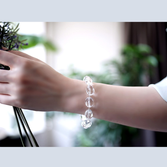 Bracelet with Natural crystal  17.5cm for 15~16.5cm Brace 第2張的照片