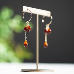 outlet 14KGF pierced earring with Citrine. 第1張的照片