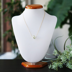 14KGF 40cm Necklace with lemon quartz. 第5張的照片