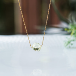 14KGF 40cm Necklace with lemon quartz. 第6張的照片