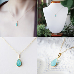 K18 40cm Necklace with Paraiba Tourmaline . 第2張的照片