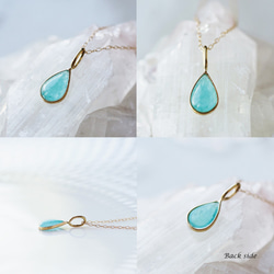 K18 40cm Necklace with Paraiba Tourmaline . 第3張的照片