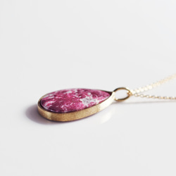 14KGF 45cm Necklace with Thulite 第2張的照片