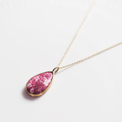 14KGF 45cm Necklace with Thulite 第7張的照片