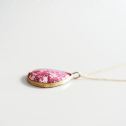 14KGF 45cm Necklace with Thulite 第7張的照片