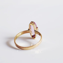 K18 Ring with Pink Imperial Topaz 第8張的照片