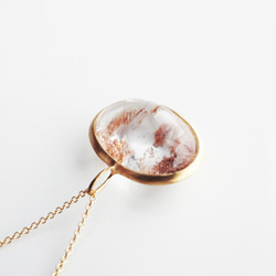 14KGF 50cm Necklace with Celestial Garden quartz 第8張的照片