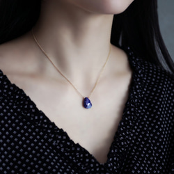 14KGF 40cm Necklace with Lapis Lazuri 第3張的照片