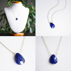 14KGF 40cm Necklace with Lapis Lazuri 第4張的照片