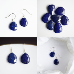 K18 Pierced earring with Lapis Lazuri 第4張的照片