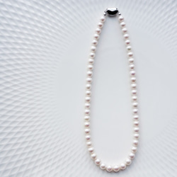 高品質淡水珍珠半長 60 公分項鍊 ~Suzanne_60 第2張的照片