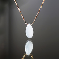 14KGF 40cm Necklace with Moonstone. 第1張的照片