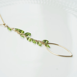 14KGF 50cm Neckrace with Peridot 第9張的照片