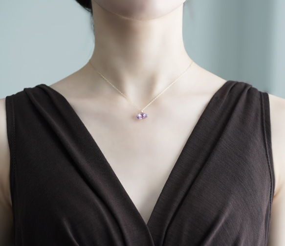 K10 40cm Necklace with Kunzite. 第3張的照片