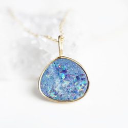 14KGF 50cm Necklace with Tablet Opal. 第1張的照片