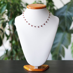 K10 40cm Necklace with Garnet 第8張的照片