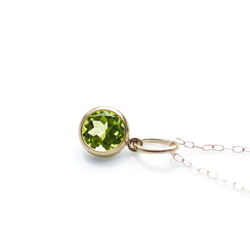 K10 40cm Necklace with Peridot 第5張的照片