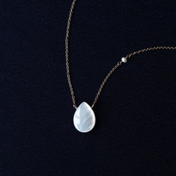 14KGF 50cm Necklace with  White Shell 第8張的照片