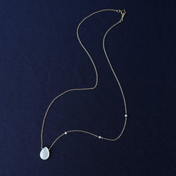 14KGF 50cm Necklace with  White Shell 第9張的照片